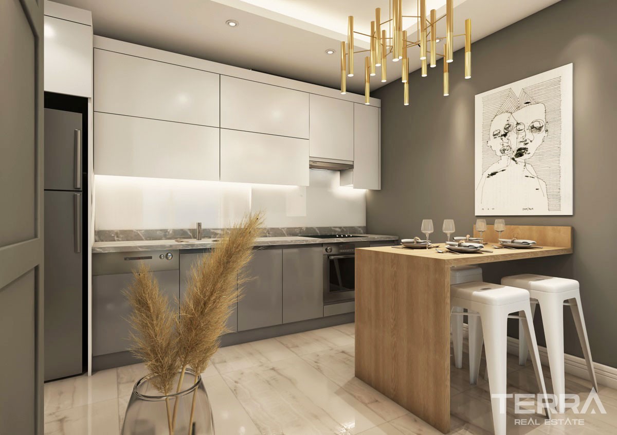 Appartements de Qualité à 700 m de la Plage de Mahmutlar à Alanya - 47605