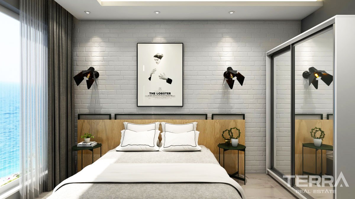 Appartements de Qualité à 700 m de la Plage de Mahmutlar à Alanya - 47607