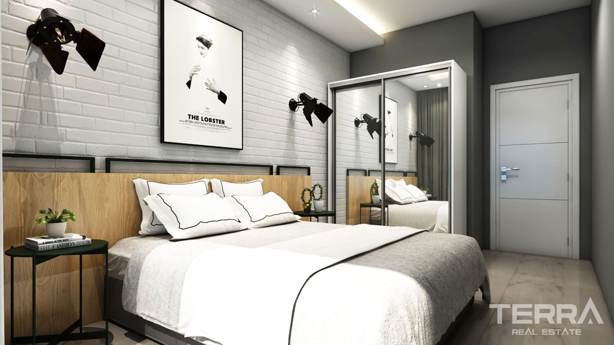 Appartements de Qualité à 700 m de la Plage de Mahmutlar à Alanya - 47611