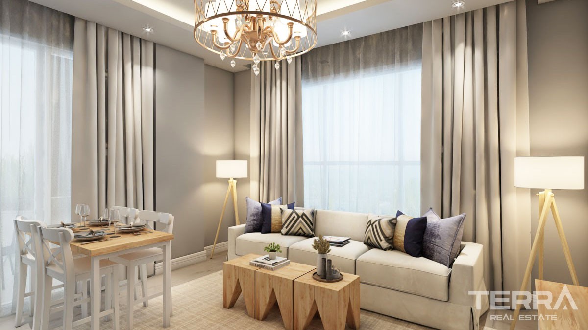Appartements de Qualité à 700 m de la Plage de Mahmutlar à Alanya - 47612