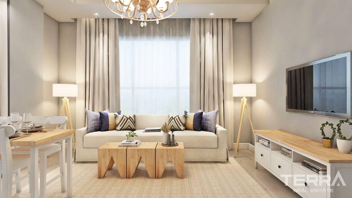 Appartements de Qualité à 700 m de la Plage de Mahmutlar à Alanya - 47613