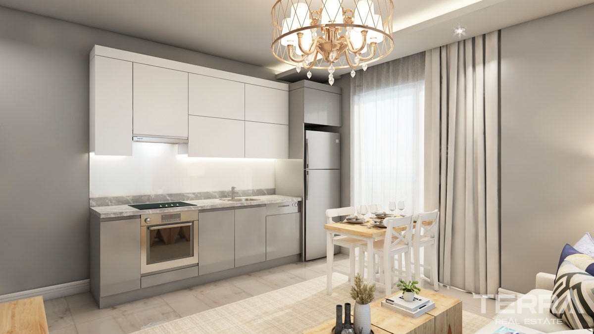 Appartements de Qualité à 700 m de la Plage de Mahmutlar à Alanya - 47616
