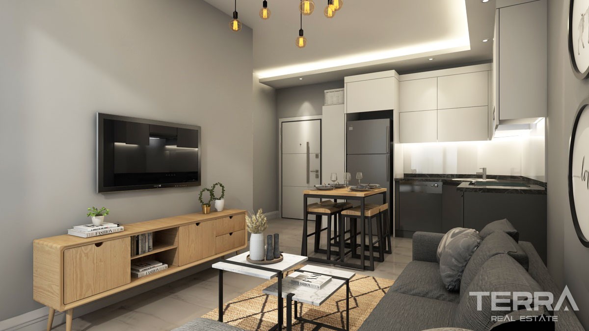 Appartements de Qualité à 700 m de la Plage de Mahmutlar à Alanya - 47627