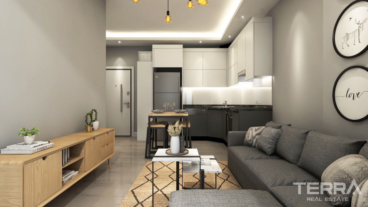 Appartements de Qualité à 700 m de la Plage de Mahmutlar à Alanya - 47628