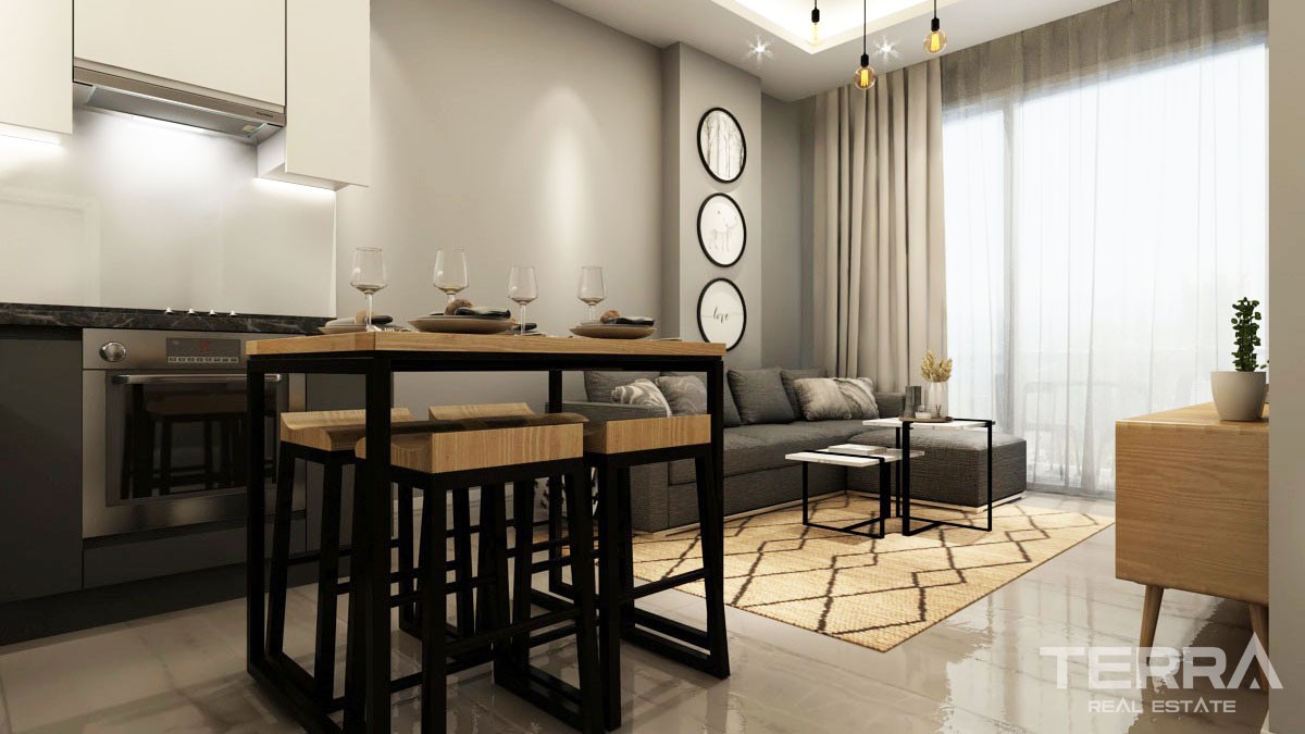 Appartements de Qualité à 700 m de la Plage de Mahmutlar à Alanya - 47629