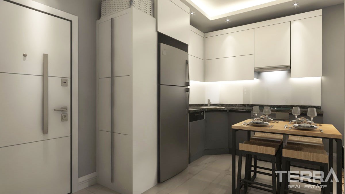 Appartements de Qualité à 700 m de la Plage de Mahmutlar à Alanya - 47632