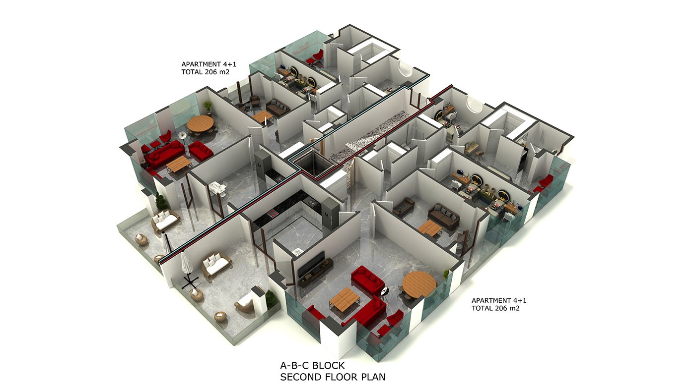 Oba Royal Garden Oba, Alanya, Türkiye’de Satılık Lüks Daireler - 38599