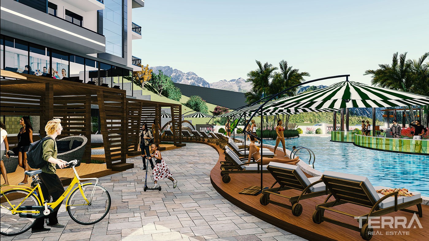 Remarquable Property With One and Two-Bedroom Apartments in Mahmutlar - 38891