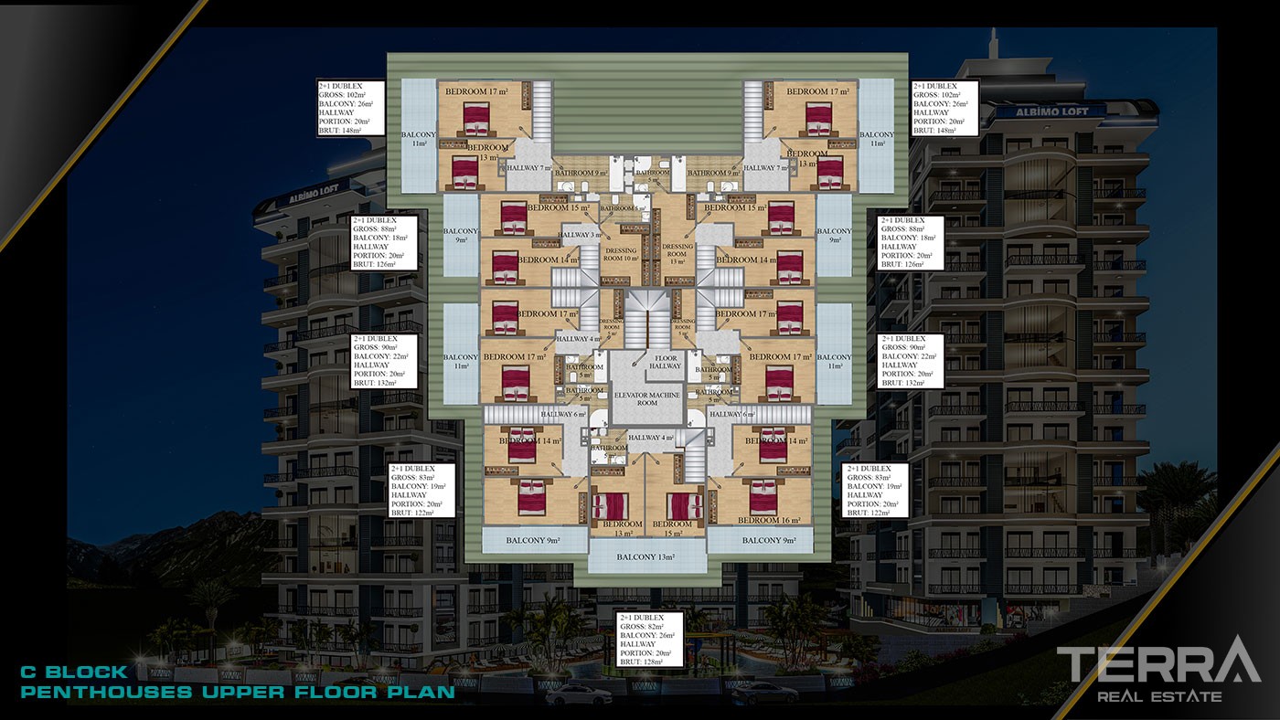 Remarquable Property With One and Two-Bedroom Apartments in Mahmutlar - 38965