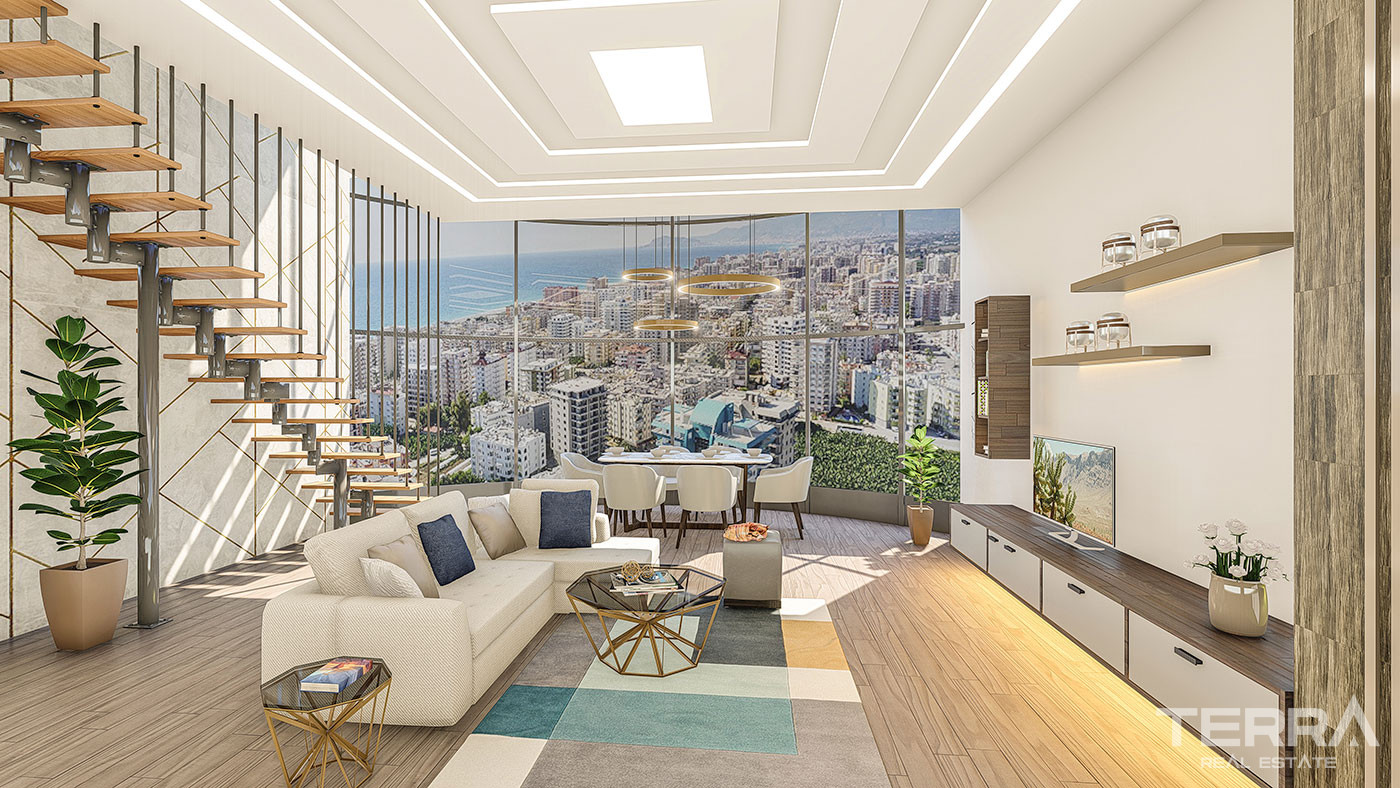 Remarquable Property With One and Two-Bedroom Apartments in Mahmutlar - 63360