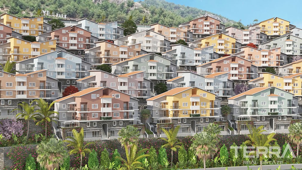Affordable Two-Bedroom Apartments for Sale in Taşyaka Fethiye - 39054