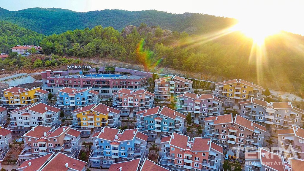 Affordable Two-Bedroom Apartments for Sale in Taşyaka Fethiye - 39057
