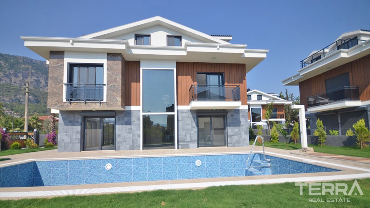 New Four-Bedroom Detached House for Sale in Fethiye Town Centre - 39079