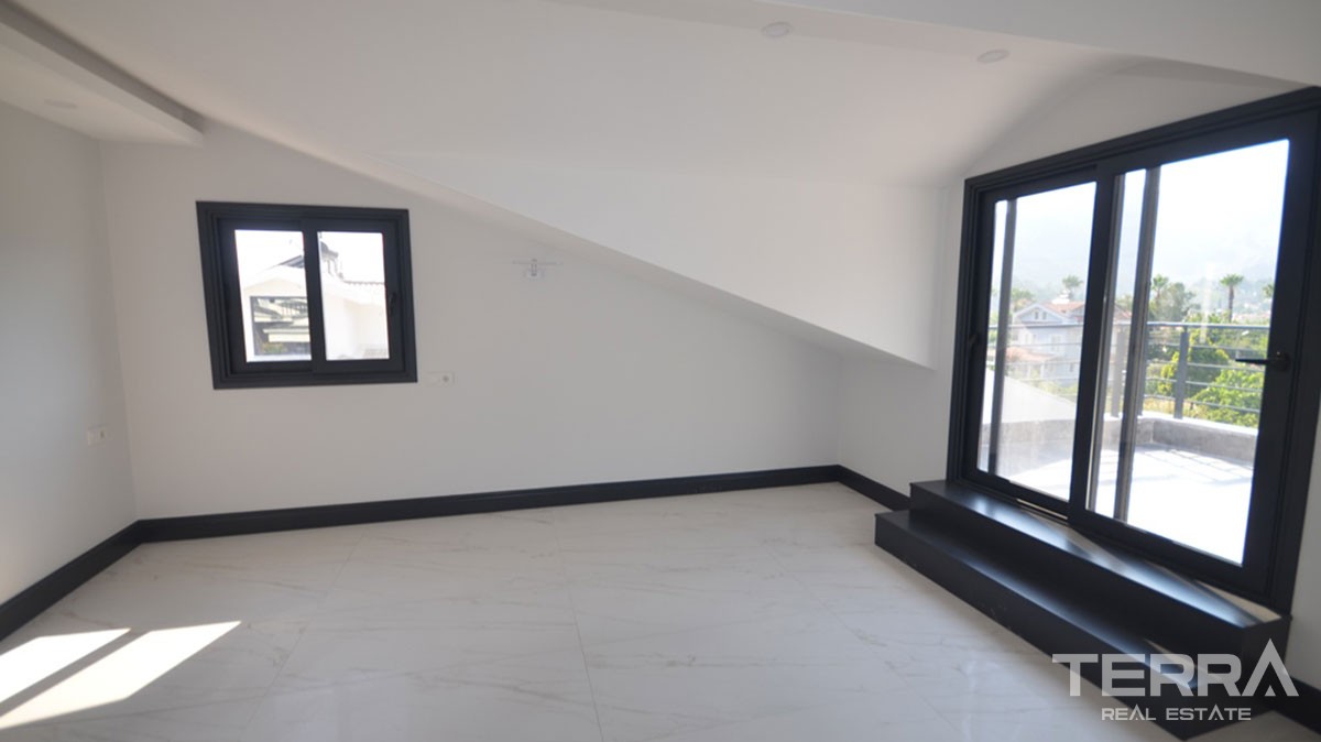 New Four-Bedroom Detached House for Sale in Fethiye Town Centre - 39101