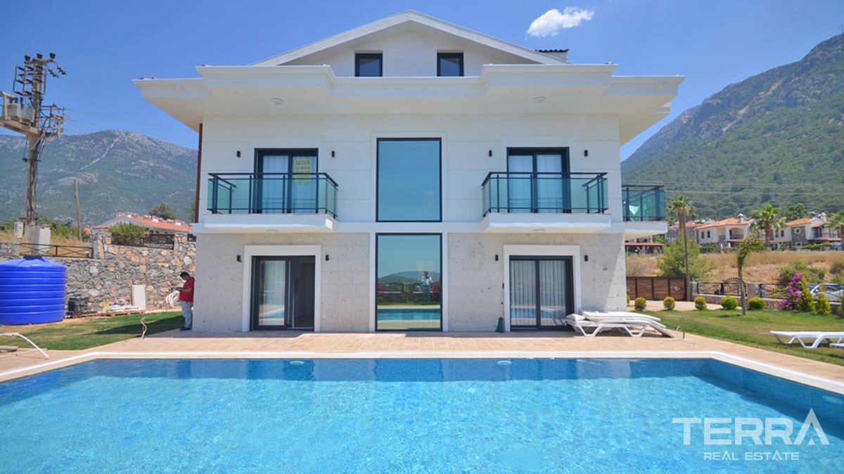Newly Built 4-Bedroom Detached House for Sale in Fethiye Ovacık - 39118