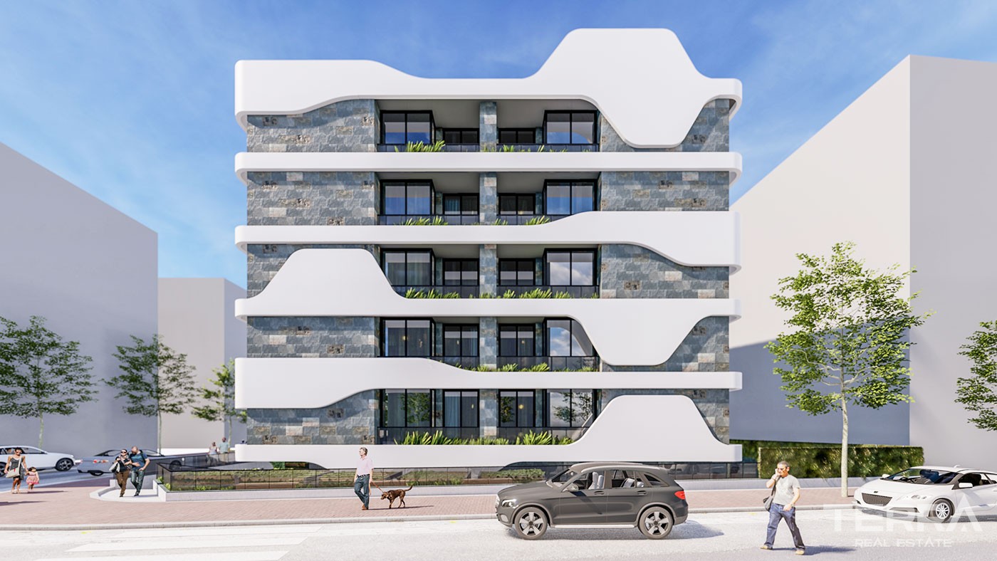New Build Apartments in Alanya City Center Very Close to The Beach