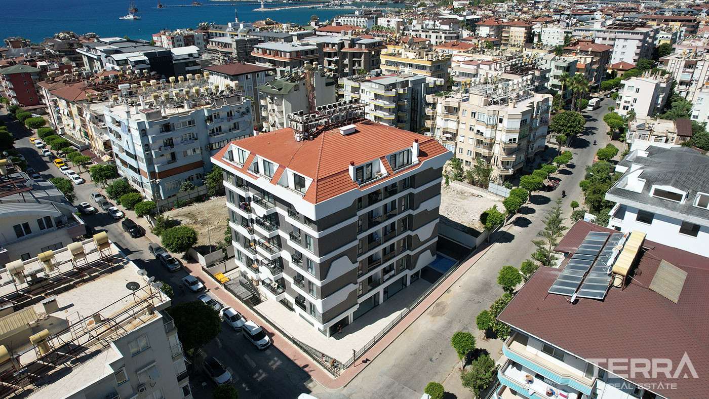 New Build Apartments in Alanya City Center Very Close to The Beach - 102179