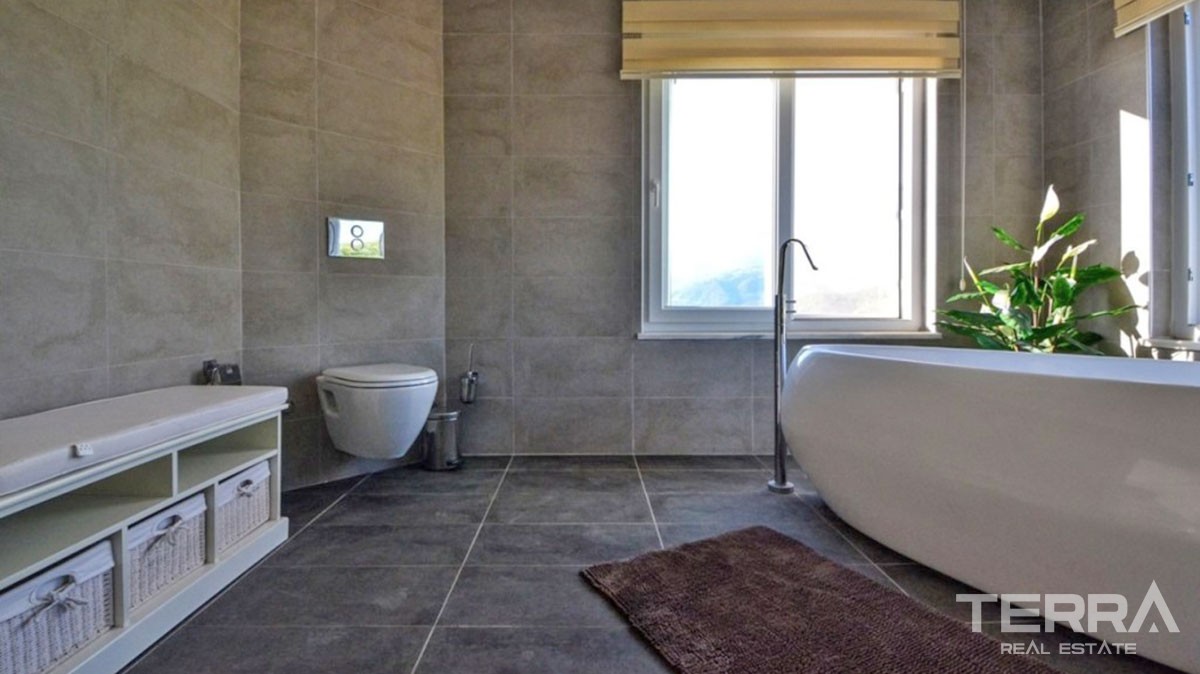 Panoramic Sea View Elegant Detached Villa for Sale in Alanya Kargıcak - 39244