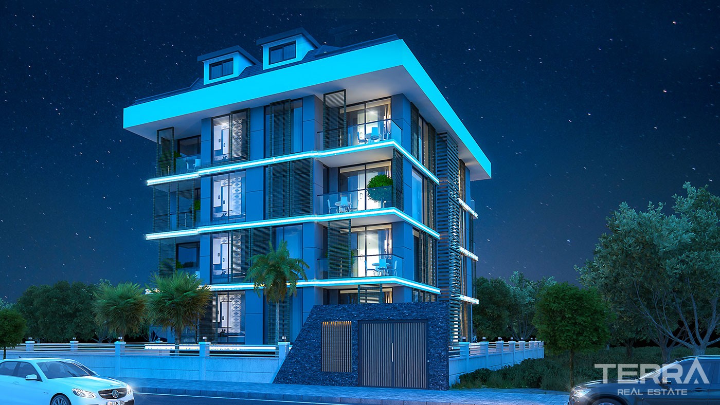 Modern Apartments for Sale in Alanya Centre Near to Cleopatra Beach - 39316
