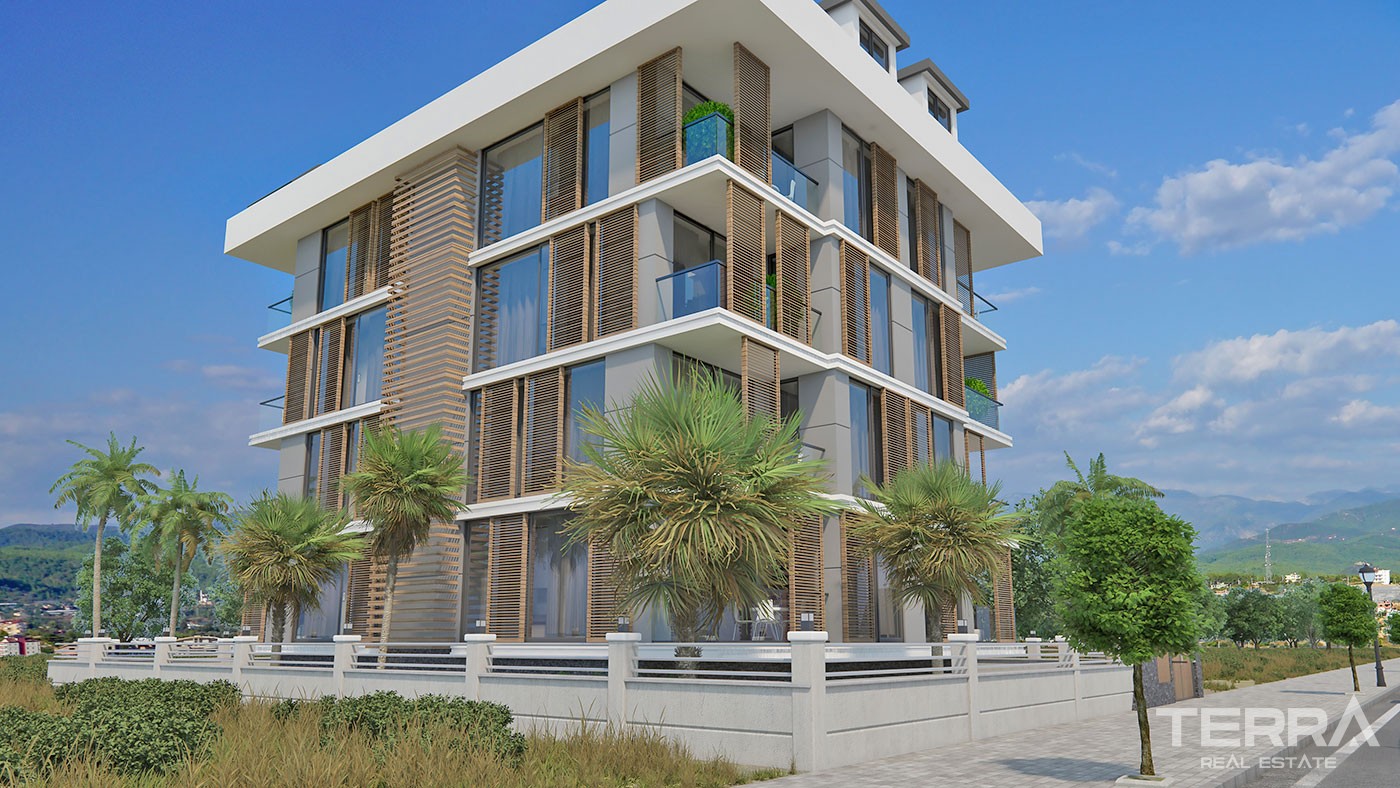 Modern Apartments for Sale in Alanya Centre Near to Cleopatra Beach - 39321
