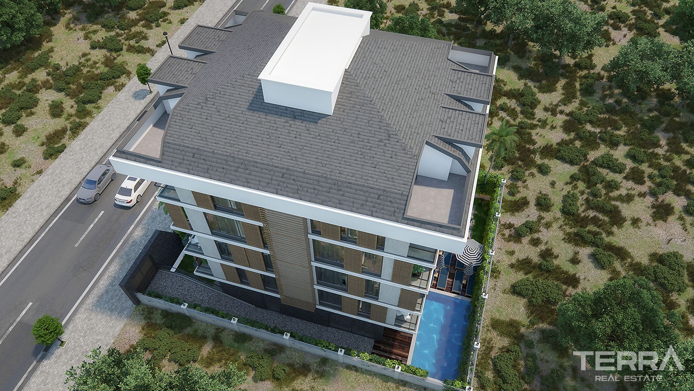 Modern Apartments for Sale in Alanya Centre Near to Cleopatra Beach - 39324