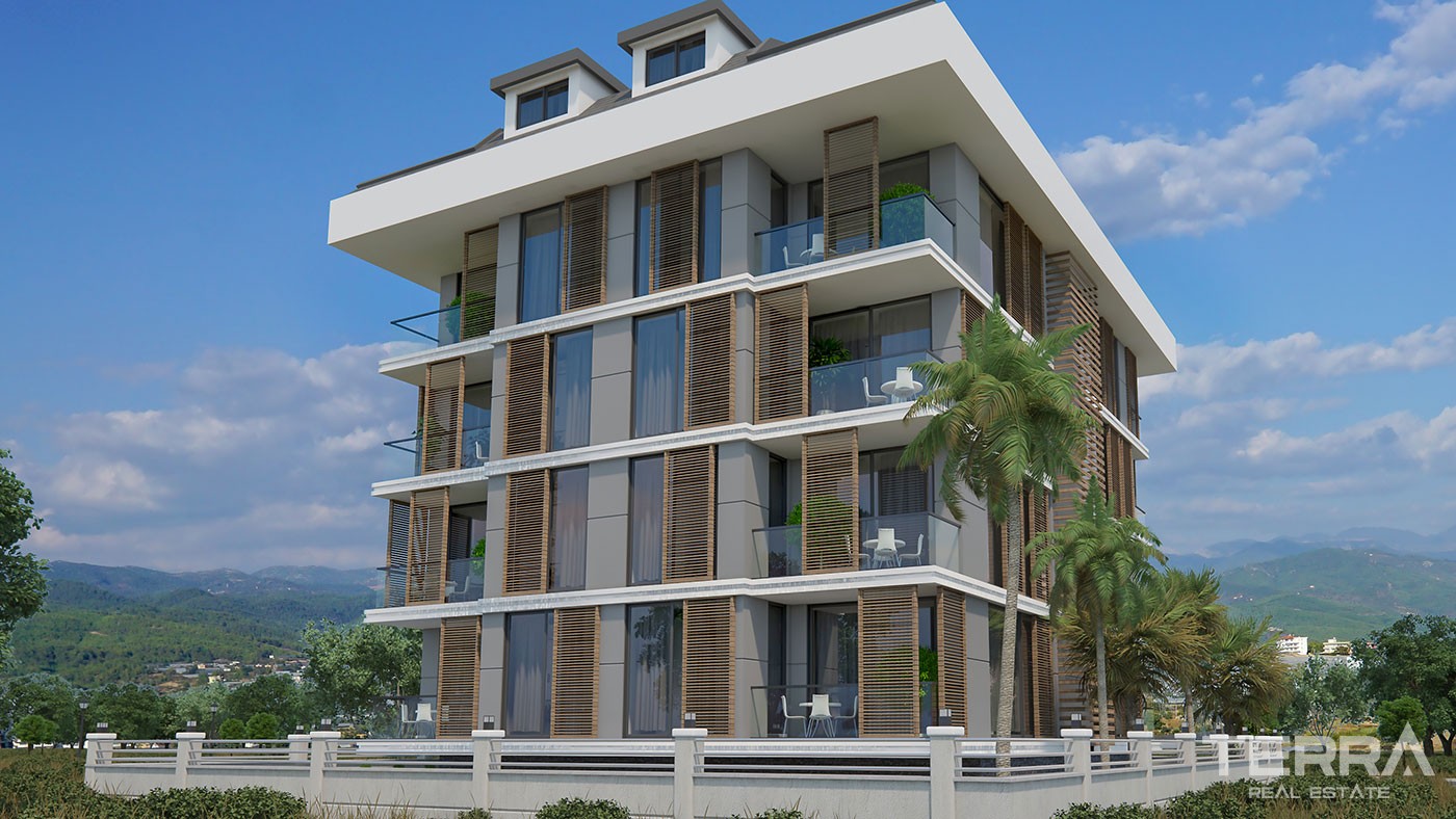 Modern Apartments for Sale in Alanya Centre Near to Cleopatra Beach - 39325
