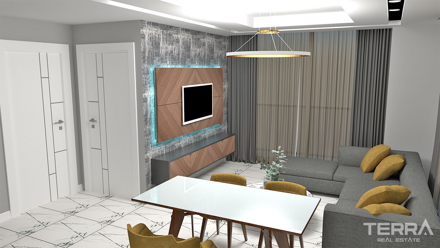 Modern Apartments for Sale in Alanya Centre Near to Cleopatra Beach - 39334