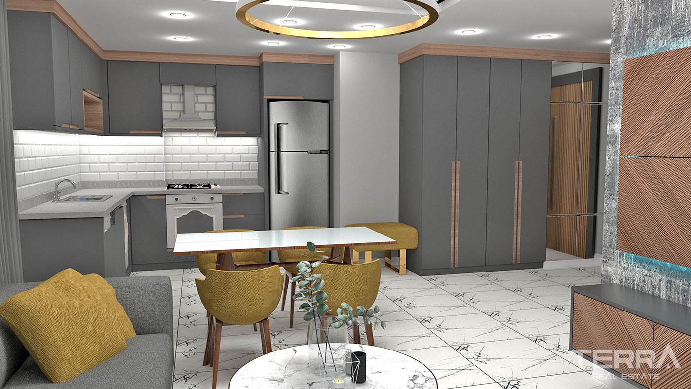 Modern Apartments for Sale in Alanya Centre Near to Cleopatra Beach - 39335
