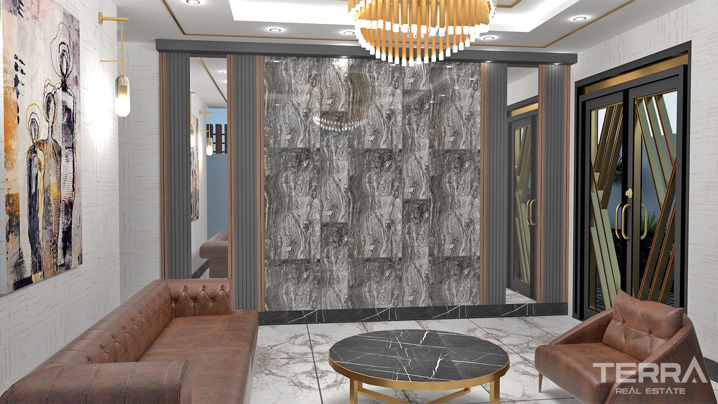 Modern Apartments for Sale in Alanya Centre Near to Cleopatra Beach - 39338