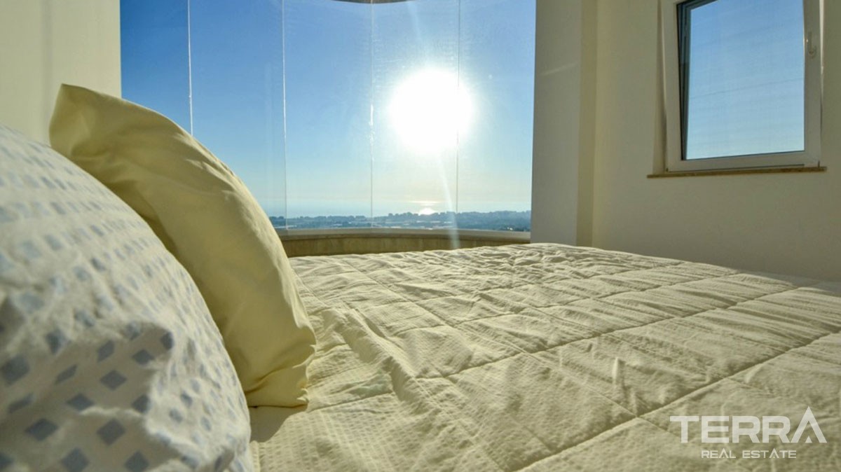 Amazing Villa with an Excellent Panoramic View in Alanya Kargıcak - 39376