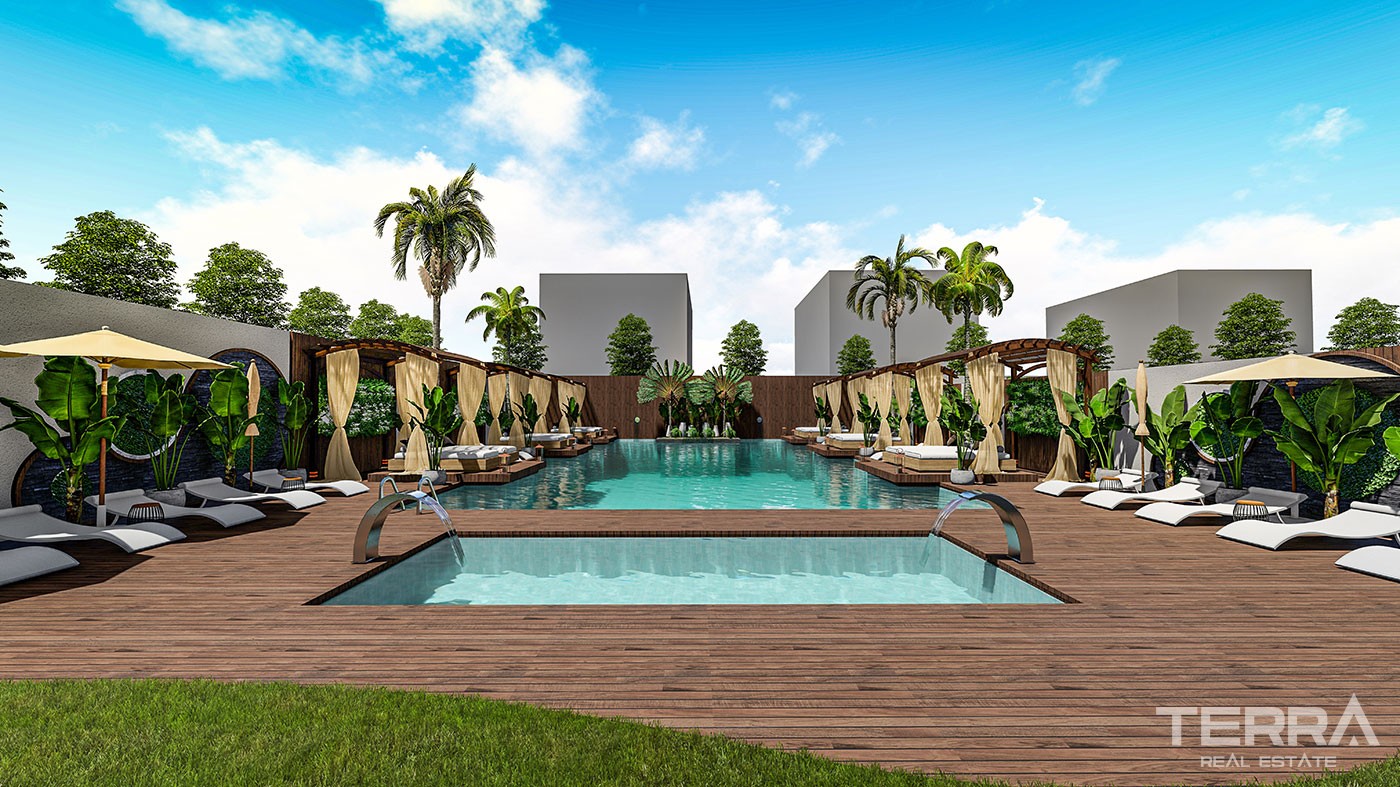 Appartements Modernes Dans la Résidence à 150 m de la Mer à Kestel - 39432
