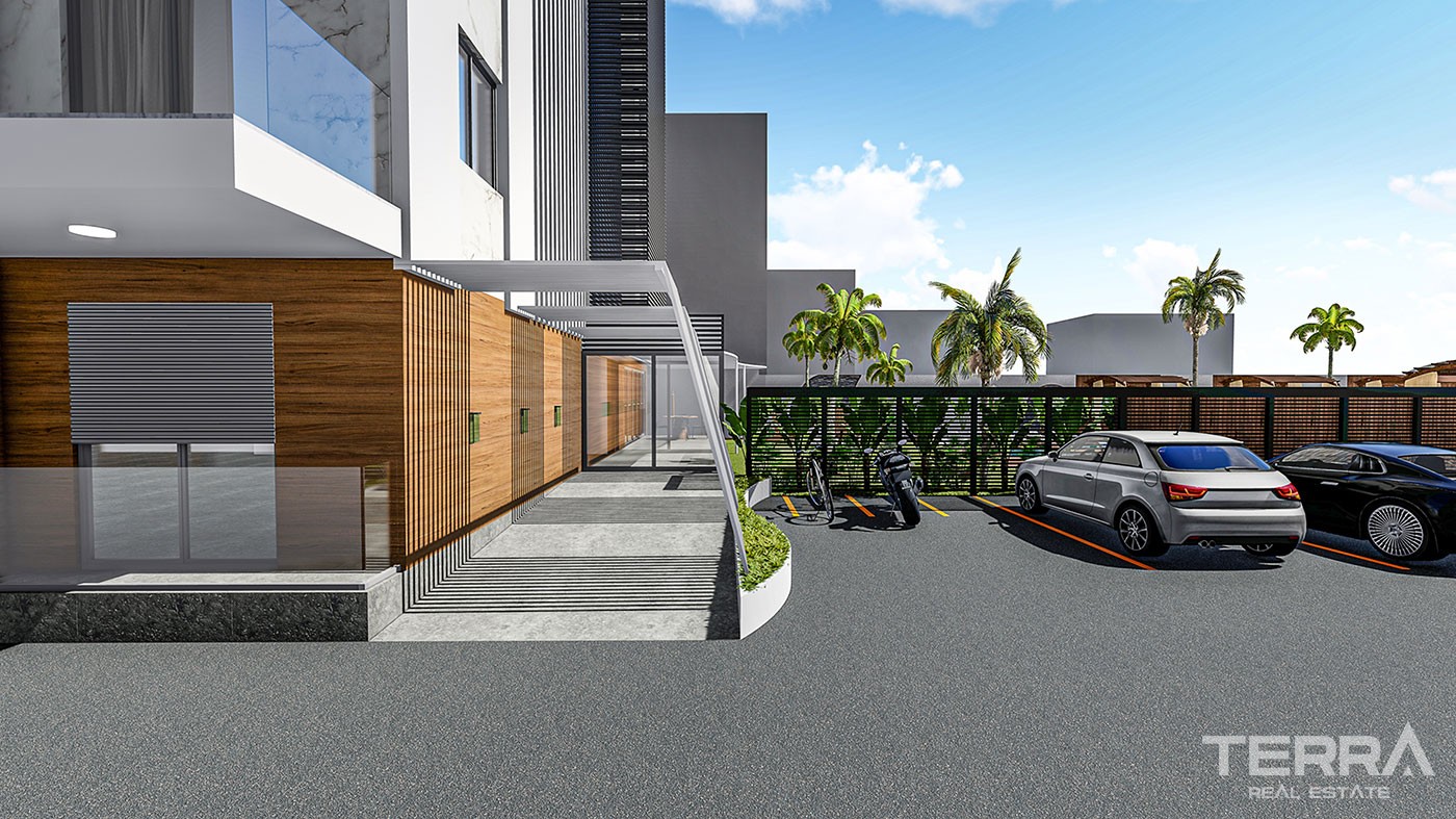 Appartements Modernes Dans la Résidence à 150 m de la Mer à Kestel - 39434