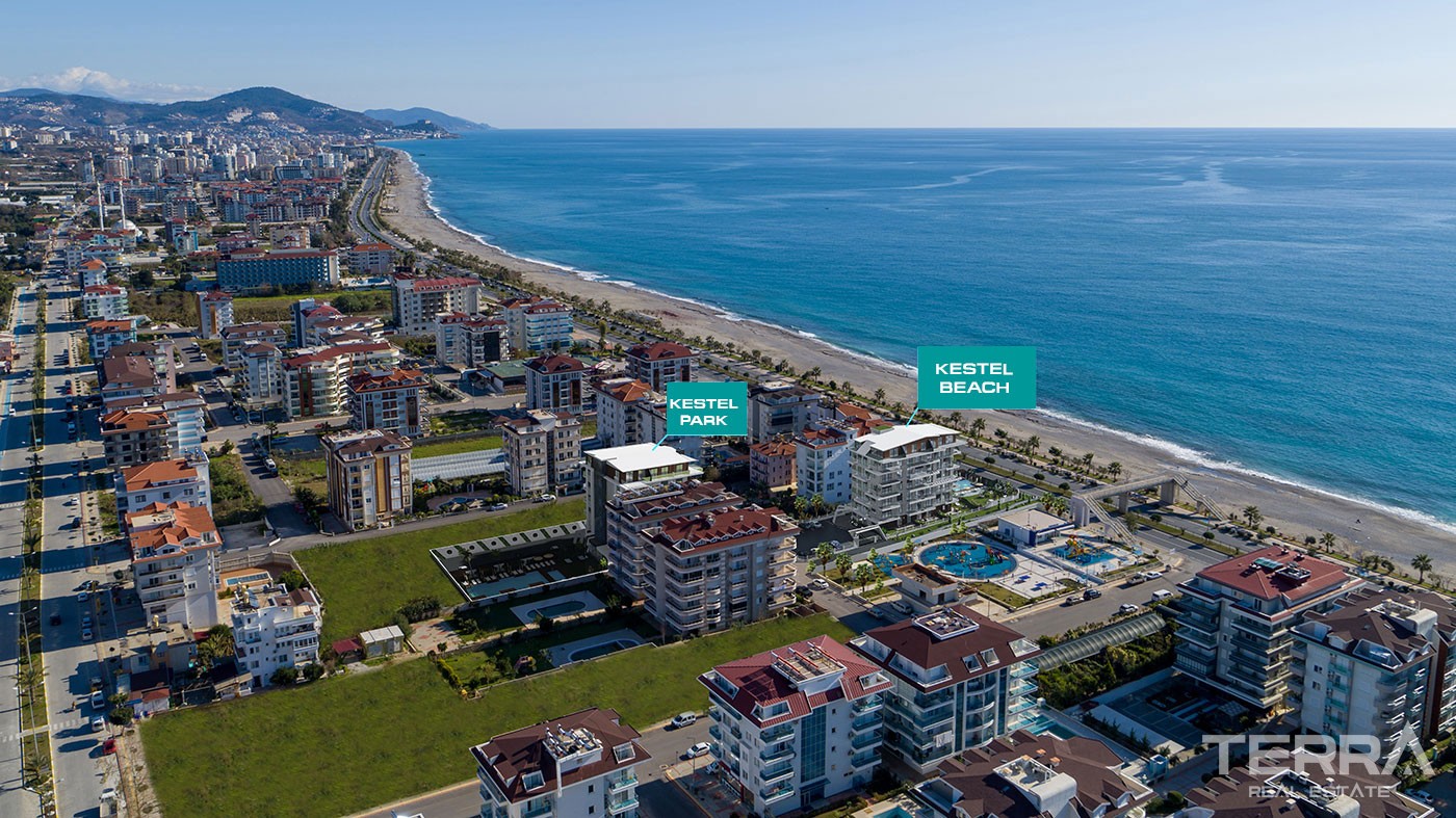 Appartements Modernes Dans la Résidence à 150 m de la Mer à Kestel - 39436