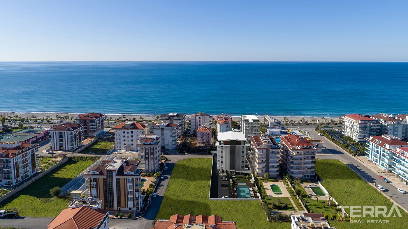 Appartements Modernes Dans la Résidence à 150 m de la Mer à Kestel - 39437