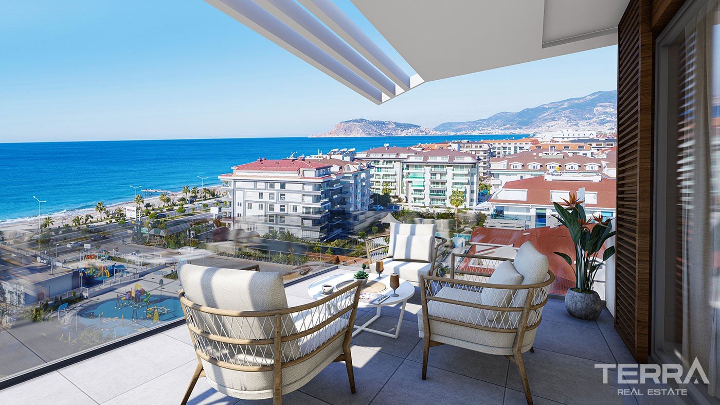 Luxury Flats for Sale in Alanya Within Walking Distance to the Beach