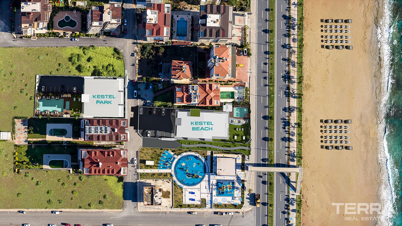 Appartements Modernes Dans la Résidence à 150 m de la Mer à Kestel - 39440