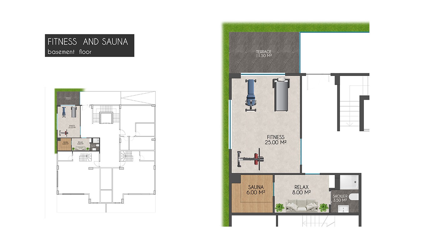 Appartements Modernes Dans la Résidence à 150 m de la Mer à Kestel - 39457