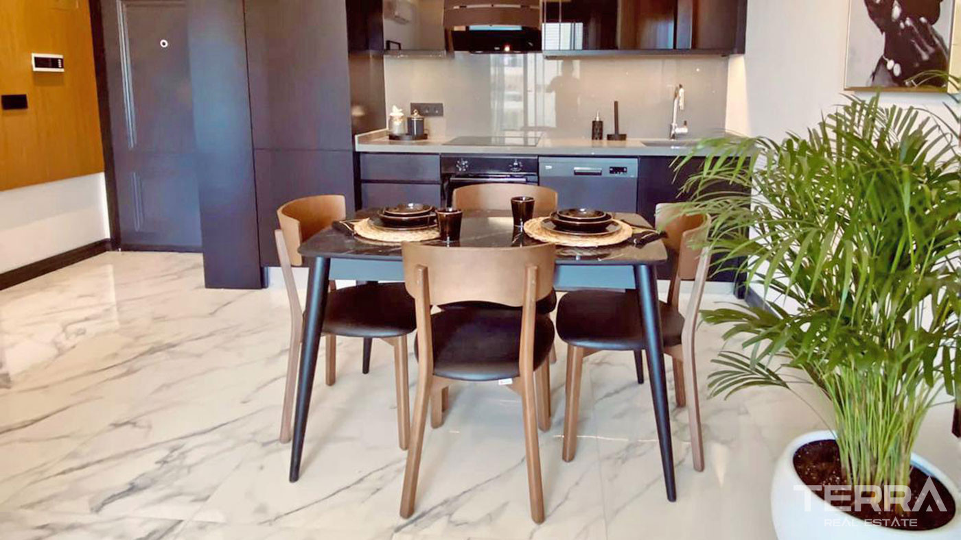 Appartements Modernes Dans la Résidence à 150 m de la Mer à Kestel - 53351