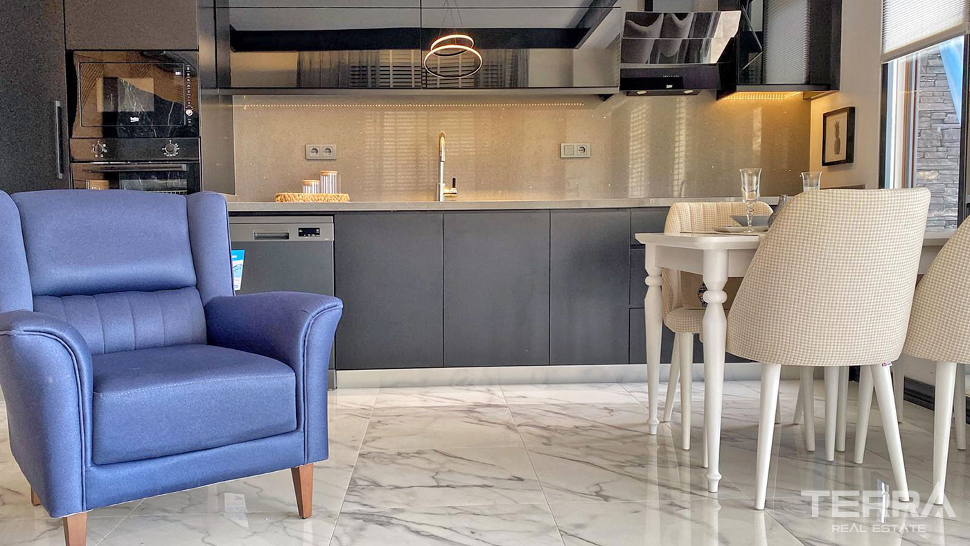 Appartements Modernes Dans la Résidence à 150 m de la Mer à Kestel - 53369