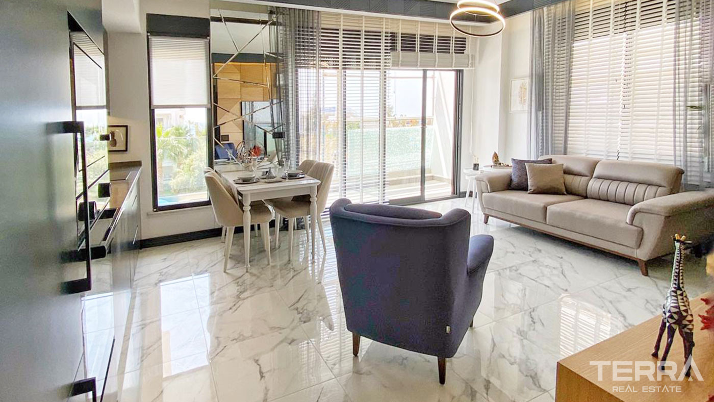 Appartements Modernes Dans la Résidence à 150 m de la Mer à Kestel - 53371