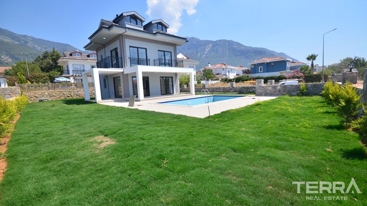 Modern High Quality Villa With an Open View in Fethiye Ovacık - 39501
