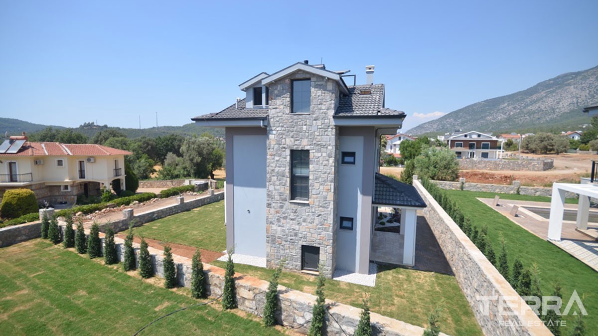 Modern High Quality Villa With an Open View in Fethiye Ovacık - 39503