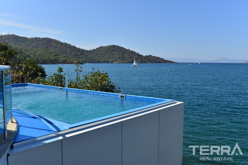 Exklusive Immobilien am Strand zum Verkauf in Fethiye Şövalye Island - 39553