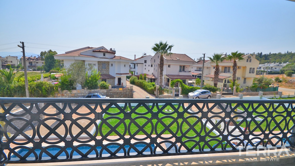 Modern Detached House with Private Pool for Sale in Fethiye Calış - 56145