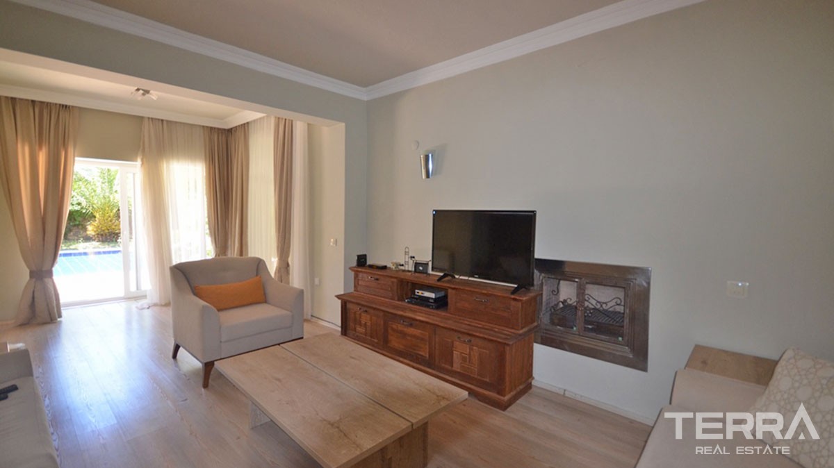 Three Bedroom Detached Villa With Large Pool  For Sale in Ovacık - 39876