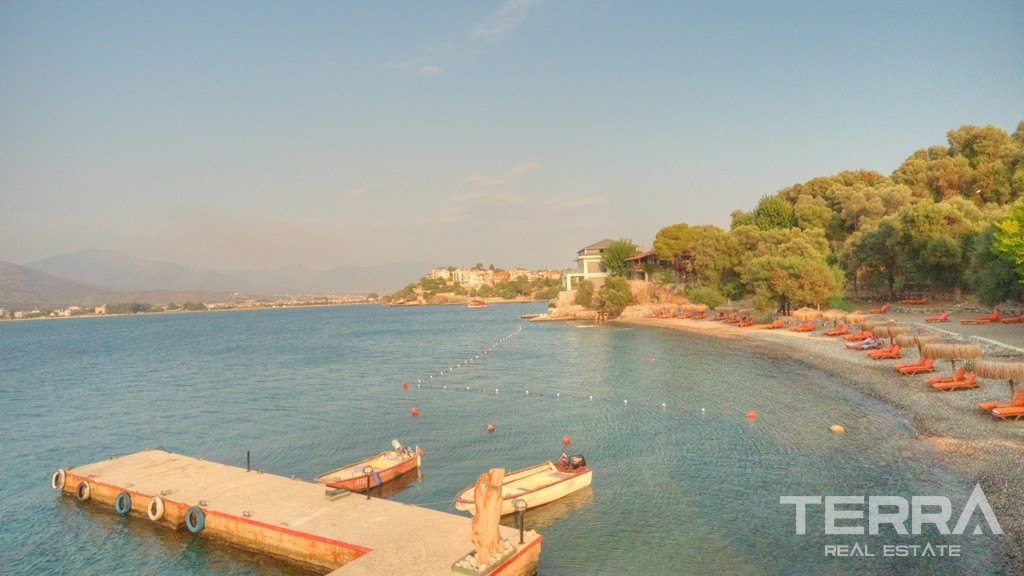 Seafront Villa with Beach View For Sale in Fethiye Şovalye Island - 39782