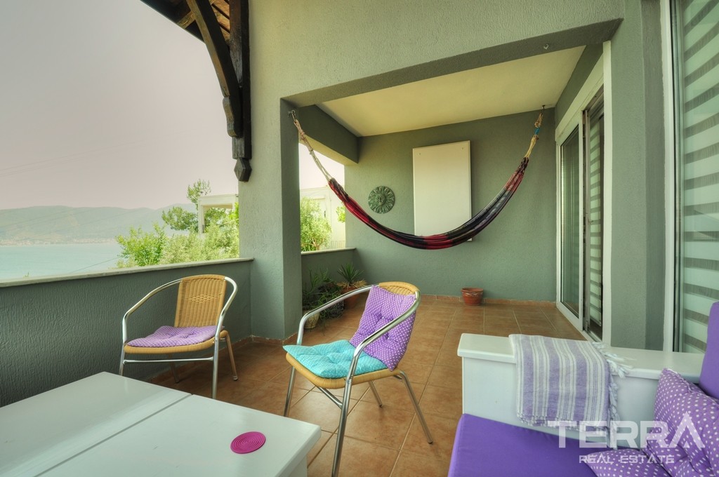Seafront Villa with Beach View For Sale in Fethiye Şovalye Island - 39789