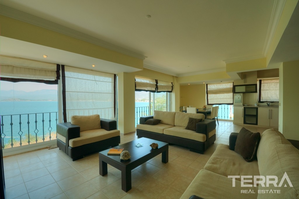Seafront Villa with Beach View For Sale in Fethiye Şovalye Island - 39798