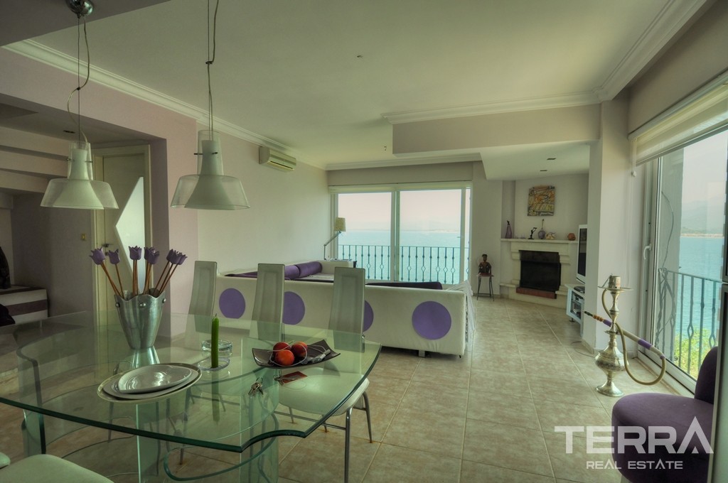 Seafront Villa with Beach View For Sale in Fethiye Şovalye Island - 39815