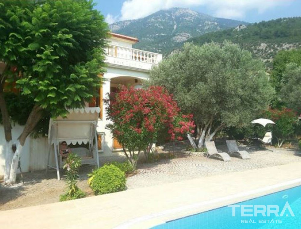 Comfortable Renewed Villa With a Large Garden & Pool in Fethiye Ovacık - 39764